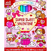 ColorWorld: Super Sweet Valentine: Plus 35 Stickers and 32 Pages to Color!