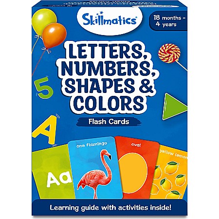 Flash Cards - Letters, Numbers, Shapes & Colors