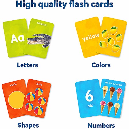 Flash Cards - Letters, Numbers, Shapes & Colors