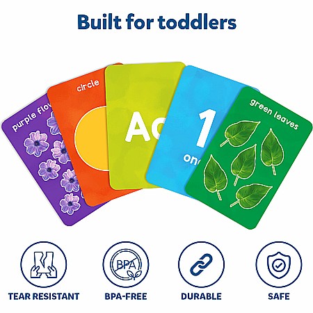 Flash Cards - Letters, Numbers, Shapes & Colors