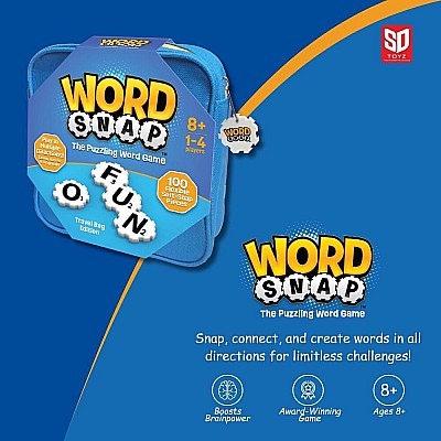 WordSnap Canvas Zipper Pouch