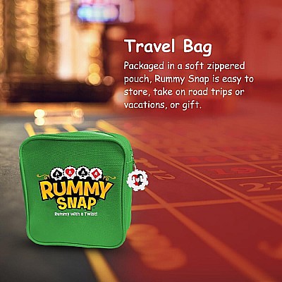 Rummy Snap Canvas Pouch