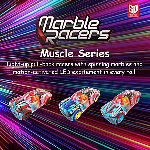 PullBack Marble Racers Muscle (assorted)