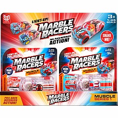 PullBack Marble Racers Muscle (assorted)