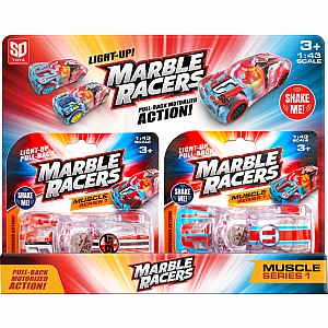 PullBack Marble Racers Muscle (assorted)