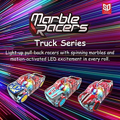 PullBack Marble Racers Truck (assorted)