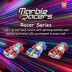 Pullback Marble Racers Open Wheel Racer (assorted)