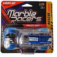 Pull-Back Marble Racer - Police Unit