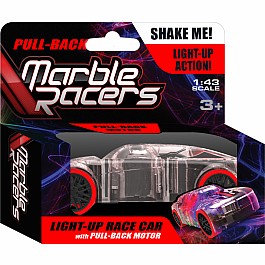 Pull-Back Marble Racer - Red