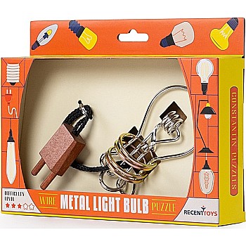 Metal Light Bulb puzzle