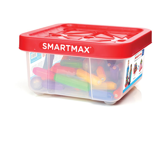 Build & Learn - 100 Piece Magnetic Construction Set (SmartMax) - WordUnited
