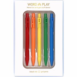 Word Play Pen Set - Happy