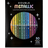 Double Metallic Colored Pencil Set