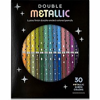 Double Metallic Colored Pencil Set