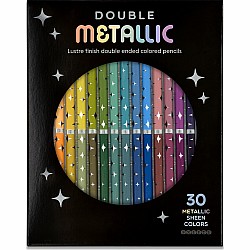 Double Metallic Colored Pencil Set