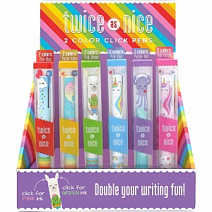 Rainbow Twice as Nice Pen (assorted)