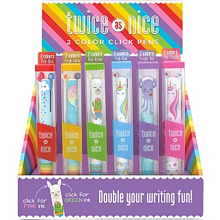 Rainbow Twice as Nice Pen (assorted)