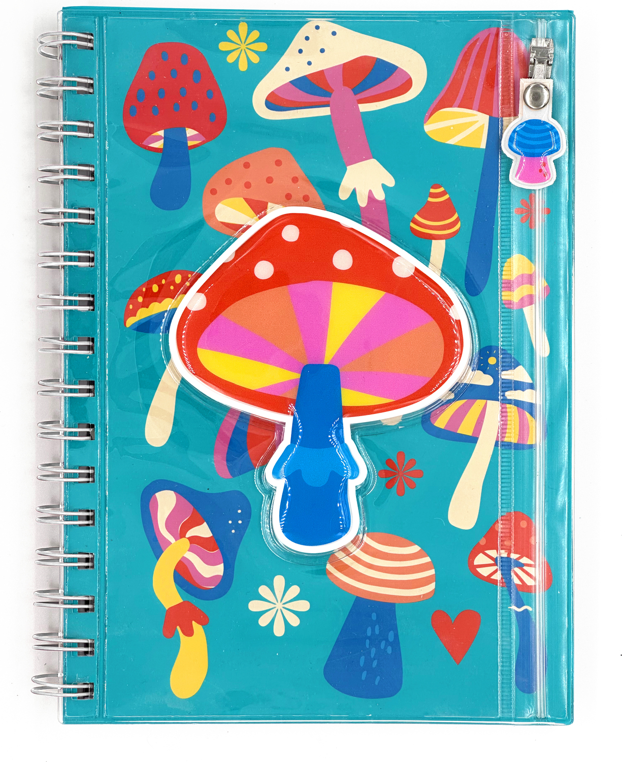 Mushrooms Pencil Pouch Journal