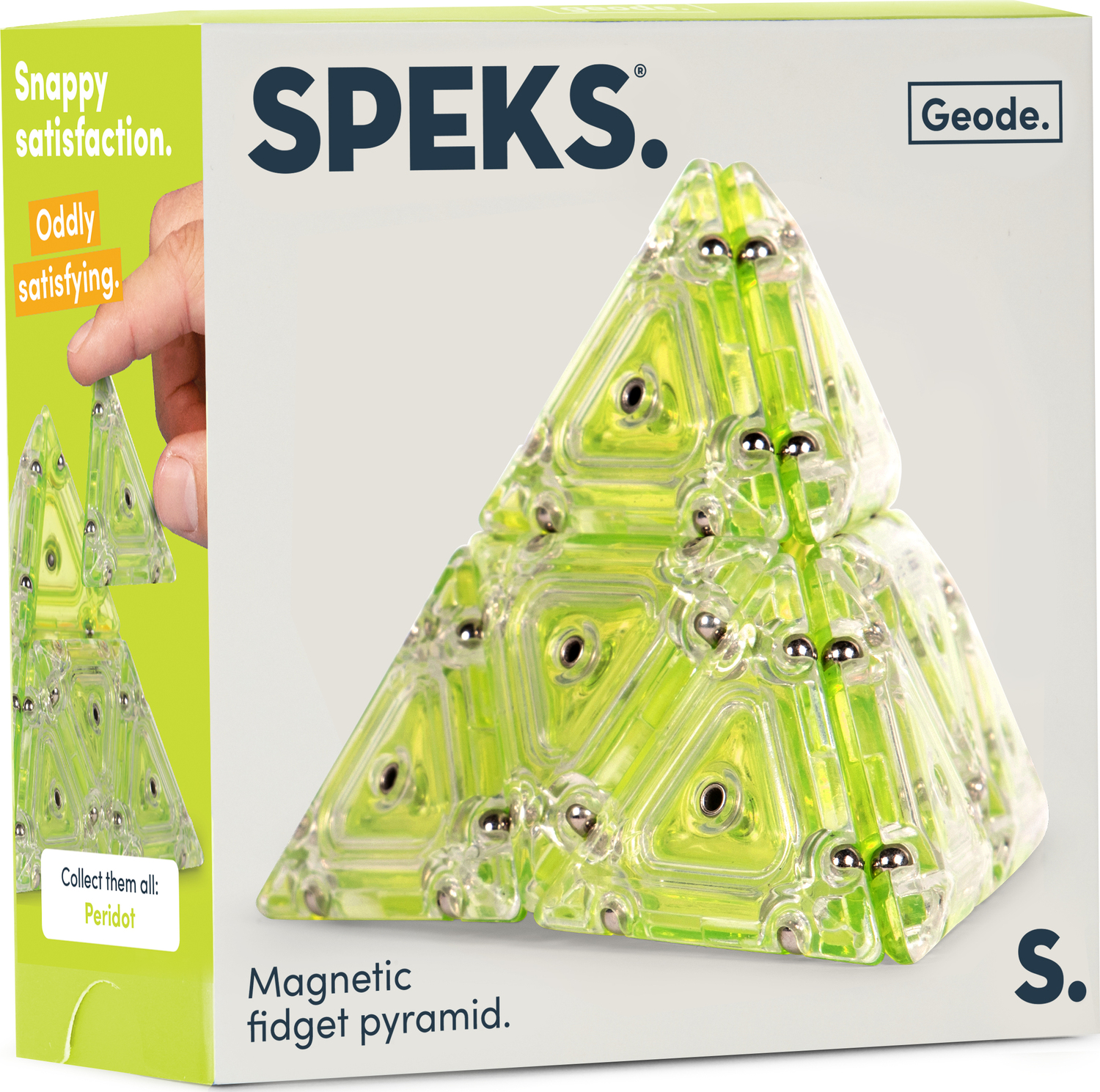 Peridot Pyramid Geode