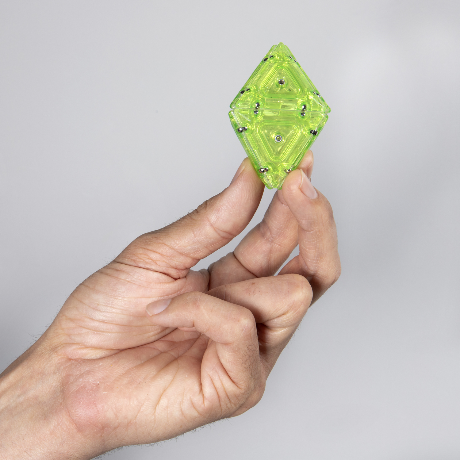 Peridot Pyramid Geode