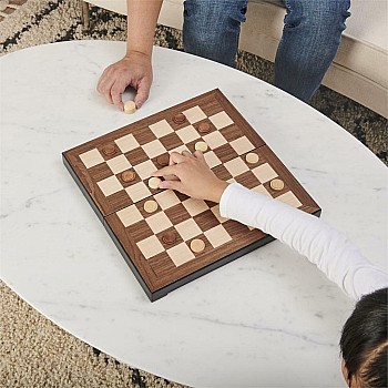 Cardinal Legacy Deluxe Wooden Chess and Checkers