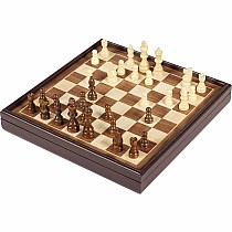 Cardinal Legacy Deluxe Wooden Chess Checkers