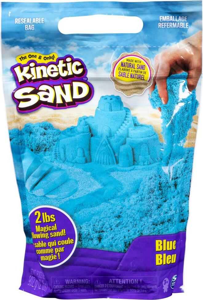 Kinetic Sand, Sandisfactory Set with 2lbs of Colored and Black