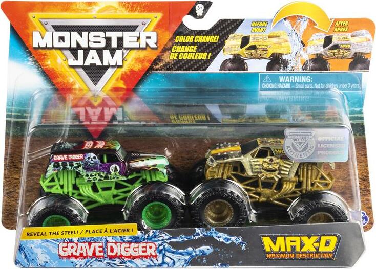 Monster Jam, Official 1:64 Scale Die-Cast Monster Truck (Styles