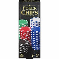 100pc Poker Chips Classics