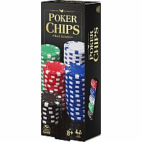 100pc Poker Chips Classics