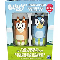 Bluey - 36 Piece Jigsaw Puzzle Two Pack