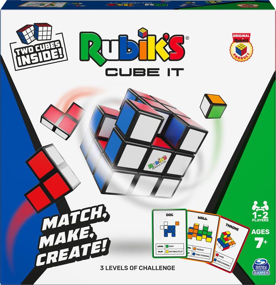 Rubik's Cube It, 2-Player 3D Puzzle Sequence Board Game