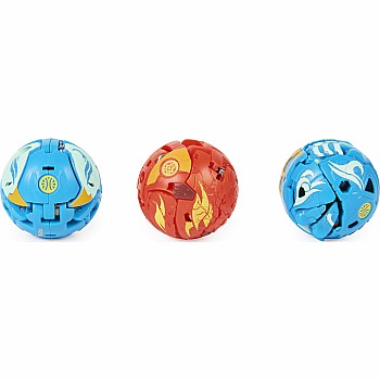 Bakugan Evolutions Starter Pack 3-Pack, Howlkor Ultra with Colossus and Pegatrix, Collectible Action Figures, Ages 6 and Up