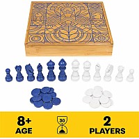 Mindful Chess Checkers Board Game 