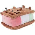 Neapolitan Ice Cream Sandwich Pusheen Plush by GUND - 9.5 in