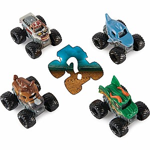 Monster Jam - Official Mini 5-Pack with Mystery Collectible Monster Truck - 1:87 Scale