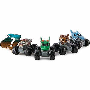Monster Jam - Official Mini 5-Pack with Mystery Collectible Monster Truck - 1:87 Scale