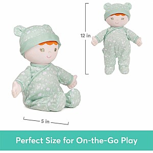 Daphnie 100% Recycled Baby Doll (Green) - 12 in