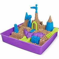 Kinetic Sand - Deluxe Beach Castle Playset with 2.5Lbs of Beach Sand