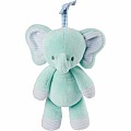 Safari Friends Elephant Pull-Down Musical Plush (Plays Brahms' Lullaby) - 12 In
