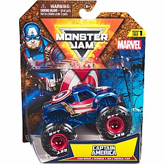 Monster Jam Marvel Captain America