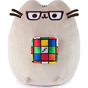 Pusheen with Rubik's Cube, 9.5-Inch