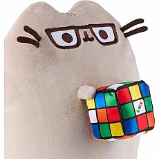 Pusheen with Rubik's Cube, 9.5-Inch