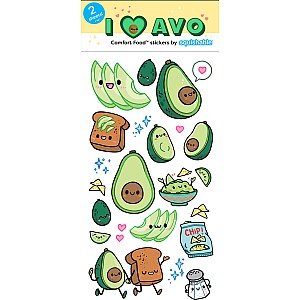 Stickers, Flat - Avocado