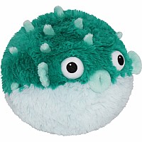 Mini Squishable Teal Pufferfish (7")