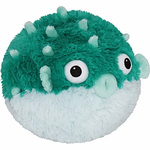 Mini Squishable Teal Pufferfish (7")