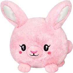 Mini Squishable Fluffy Bunny-Pink