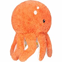 Mini Squishable Cute Octopus - Coral