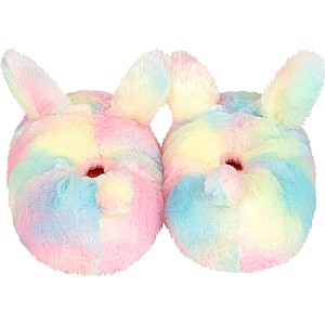Full Structured Slipper - Tie Dye Bunny - Adult XS/S