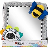 See Me Tummy Time Floor Mirror - Grey